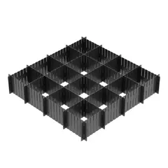 DAMECOS - Tiras Organizadoras para Cajones x 10 Negro