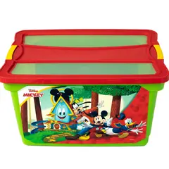 WENCO - Caja Plástica Monserrat No. 3 Alta 65 Litros Mickey Mouse Disney