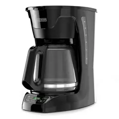 BLACK+DECKER - Cafetera Digital Programable 12 TAZAS, CM1110B-LA