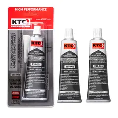 KTC - Set X3: Silicona Ultra Grey 85gr Sellador Adhesivo Juntas