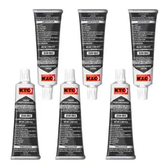 KTC - Set X6: Silicona Ultra Grey 85gr Sellador Adhesivo Juntas