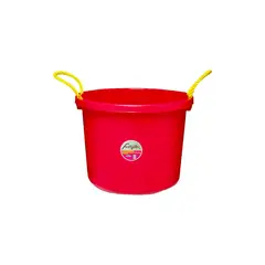 FORTE - Cubo Multiusos De Goma Rojo 30.280l