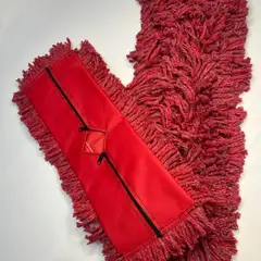 MELODY - Repuesto Brillapiso Algodón X 100 Cms Monocolor Rojo