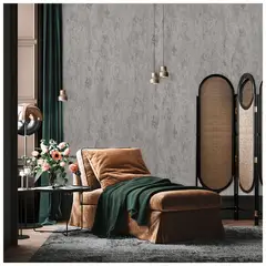 A S CREATION - Papel Colgadura Ten Estuco Gris 53 Cm X 10 M Ll Decoro