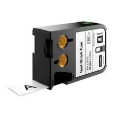DYMO - Cinta Termoencogible Negro/Blanco 24 mm 2.9M para Rotuladora Xtl300/500