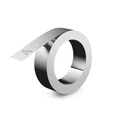 DYMO - Cinta Aluminio 12 mm 4.8M sin Adhesivo para Rotuladora Rhino M10111