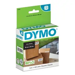DYMO - Etiqueta Papel Adhesivo Blanco 25mm 54mm para Impresora Lw Serie4/5Xl 550