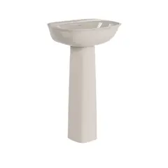 CORONA - Lavamanos con Pedestal Aluvia Bone