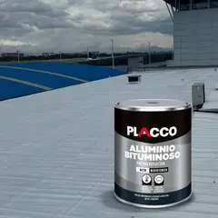 ALGRECO - Pintura Para Techos Aluminio Bituminoso Placco 5 Galones