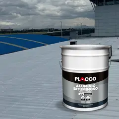 ALGRECO - Pintura Para Techos Aluminio Bituminoso Placco 5 Galones