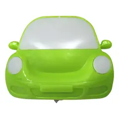 ILUMAX - Luz de Noche LED Carro Verde Luz Fría