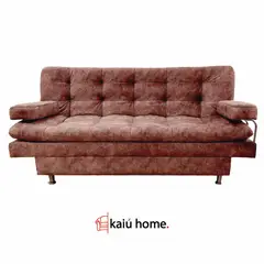KAIU HOME - Sofá Cama Jupiter Rosado Tela Fina Suave