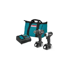 MAKITA - Kit Combo Taladro y Atornillador de Impacto