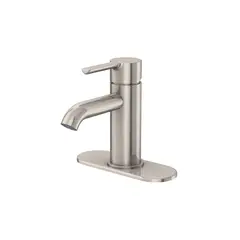 BOSTON HARBOR - Grifo de Lavabo FS6A0128NP Una Manija Acabado Níquel Mate