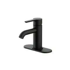 BOSTON HARBOR - Grifo Lavabo 1 Manija Acabado en Negro Mate