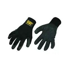 ALCATEL - Guantes de Trabajo Cat L Negros con Puño Tejido en Algodón y Poliéster