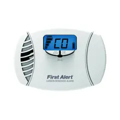 FIRST ALERT - Detector de Móxido de Carbón con Bateria Repuesto