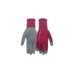 JOHN DEERE TOYS - Guantes de Trabajo John Deere M L Grises con Recubrimiento en Nitrilo para Mujer