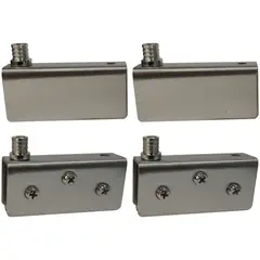 GRANCOL - Bisagra Esquinera Pivotante 10mm 2 Set Vitrina