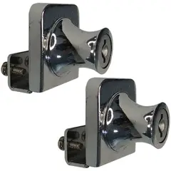 GRANCOL - Cerradura Sobreponer Cromada X2 Vitrina
