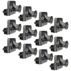 GRANCOL - Cerradura Sobreponer Cromada X12 Vitrina
