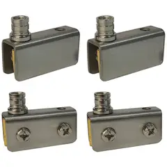 GRANCOL - Bisagra Esquinera Pivotante 6mm 2 Set Vitrina