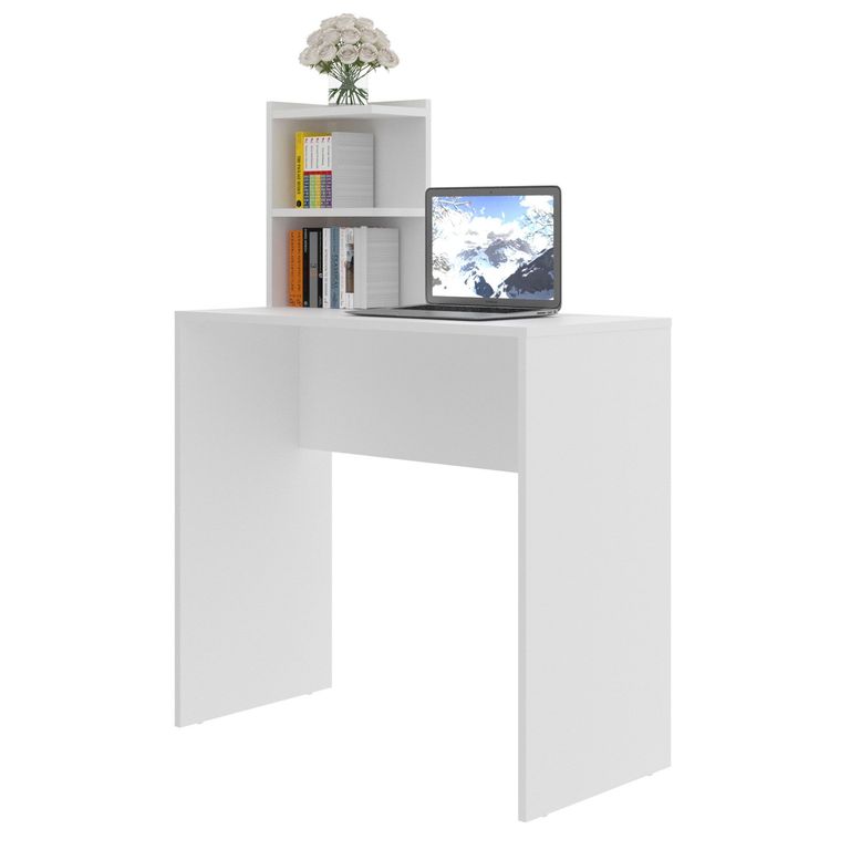 Imagen de Escritorio Seattle Blanco 80x113x38.5 cm con Repisas en MDP 15 mm