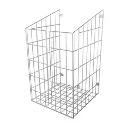 REJIPLAS - Tolva Ropa 35x35x60 Cm Cromado