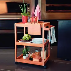 TRAMONTINA - Carrito con Soporte Para Asado 69X45X85