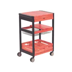 TRAMONTINA - Carrito con Cajon Y Cesta Multiusos Para Asado 63X45X90