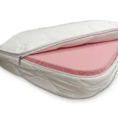ESTILO Y CONFORT - Colchoneta Doble En Espuma Rosada Alta Densidad Confort 140x190x15