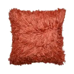 UNOXUNO - Cojín Plain Trecia Lurex T.45x45 Coral