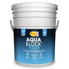 PINTUCO - Pintura para Interior/Exterior 5 Galones Aquablock Ultra Blanco