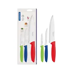 TRAMONTINA - Juego de Cuchillos Multicolor 3 Piezas
