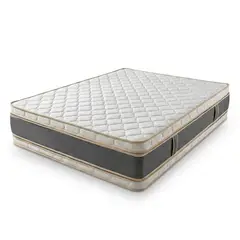 ESTILO Y CONFORT - Colchón Doble Cassata Pillow Top Clínico Alta Densidad 140x190