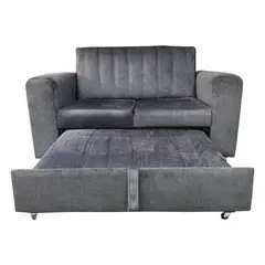 MUEBLES COLOMBIA MUCOL - Sofá Cama Cosmos 45x180x190 Grafito