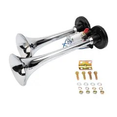 KTC - Corneta de Aire Doble Con Electroválvula 12v ? 24v Camión