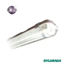 SYLVANIA - Luminaria Led Hermetica 2X25W T5 Luz Dia 6800 Lm