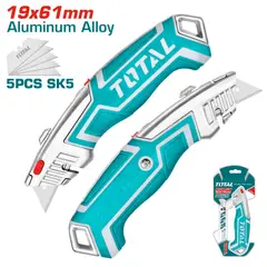 TOTAL TOOLS - Bisturi Industrial Sk5 180x45mm C/5hojas 61x19mm