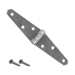 DISCOVER - Bisagra Doble Pata Galvanizada Con Tornillos 6"x1.4mm"