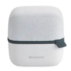 VERBATIM - Parlante Inalámbrico Cube con Altavoz Bluetooth Blanco