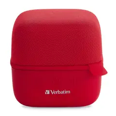 VERBATIM - Parlante Inalámbrico Cube con Altavoz Bluetooth Rojo