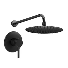 STRETTO - Grifería Ducha Monocontrol Fiorenzo Negro Mate
