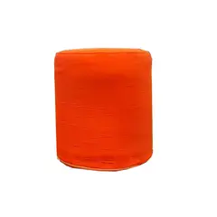 PACIFIC DREAM - Puff Redondo Tela Impermeable Naranja D40x45