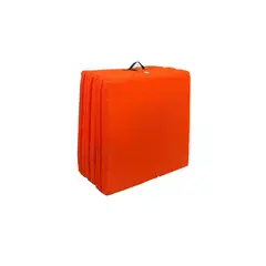 PACIFIC DREAM - Puff Cama Plegable 60x180x22 Tela Impermeable Naranja