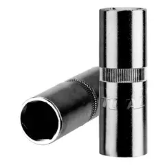 TOTAL TOOLS - Copa para Bujia Hex. Cuadrante 1/2" 16mm Cromado