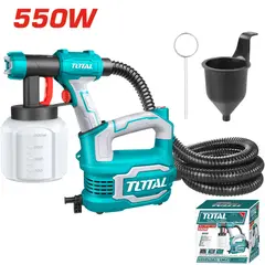 TOTAL TOOLS - Pistola para Pintar Hvlp 850ml/min 500w 0.1-0.2bar 800ml 110v/60hz + Accesorios