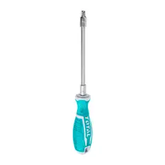 TOTAL TOOLS - Juego de Destornillador Flexible + Puntas Torx Phillips Planos 12 Piezas