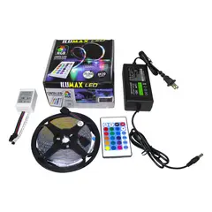ILUMAX - Cinta Led 40w Multicolor Dimerizable 10 M Control Remo