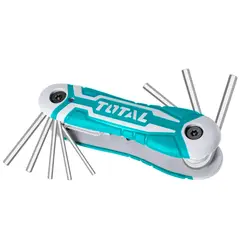 TOTAL TOOLS - Juego 8 Laves Bristol Hexplegables 2-8mm